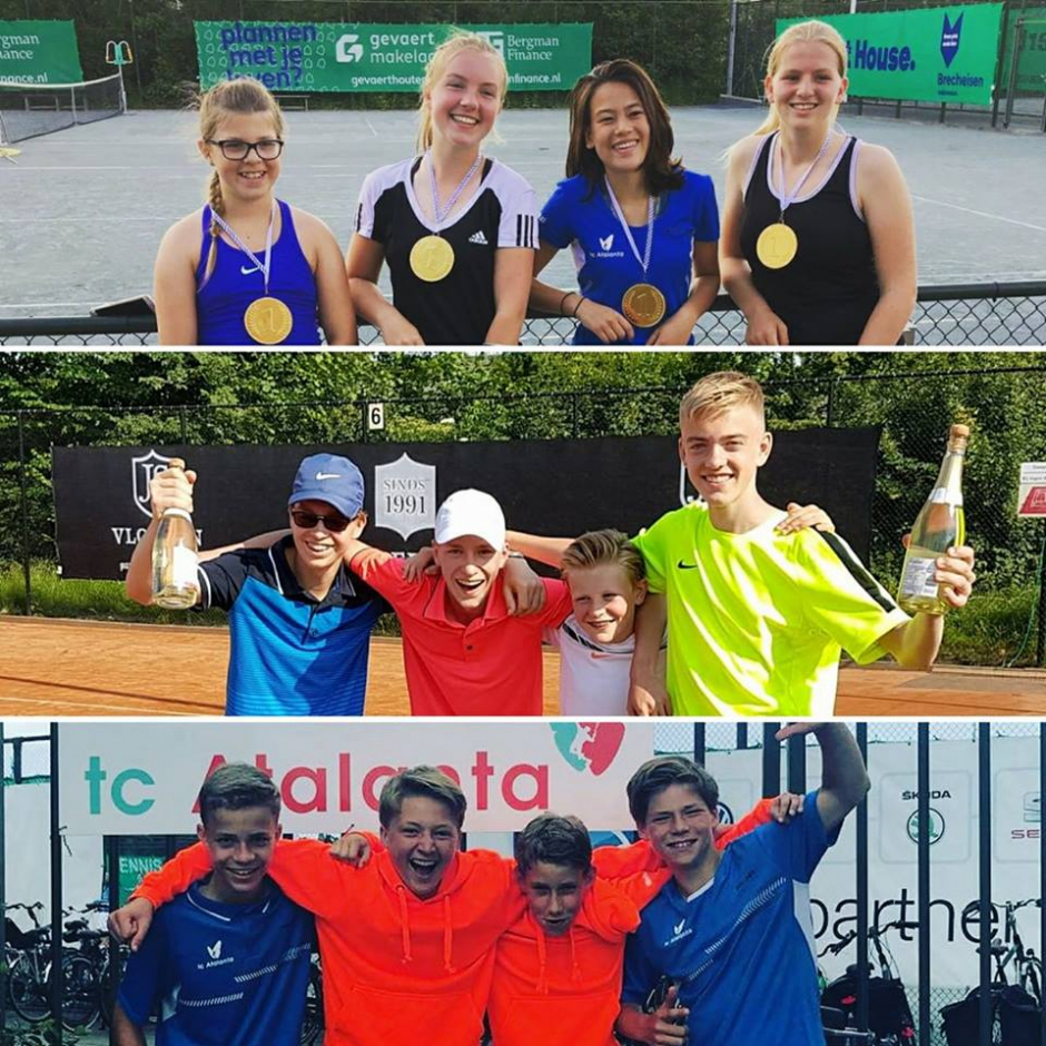 kampioenen gele jeugdcompetitie voorjaar 2018